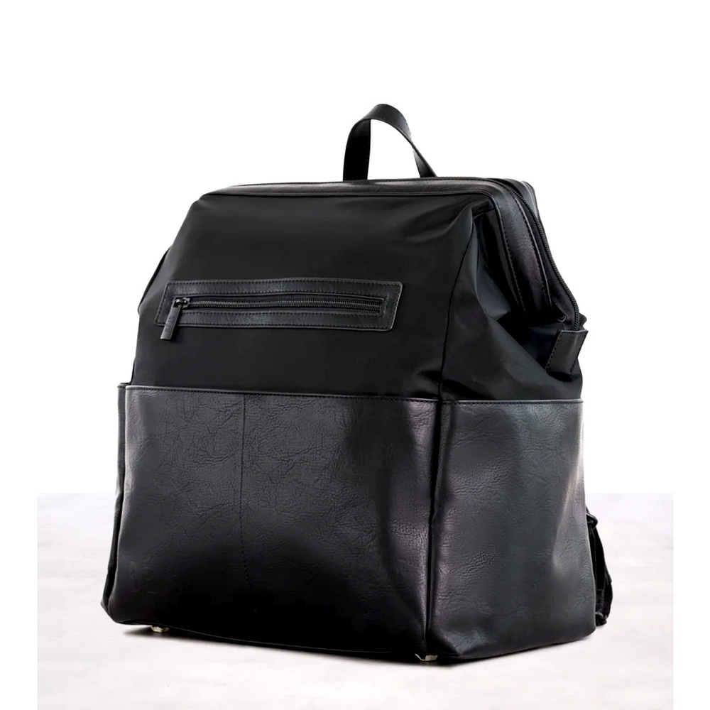BEIS Black Baby Bag Modern Minimalist Design